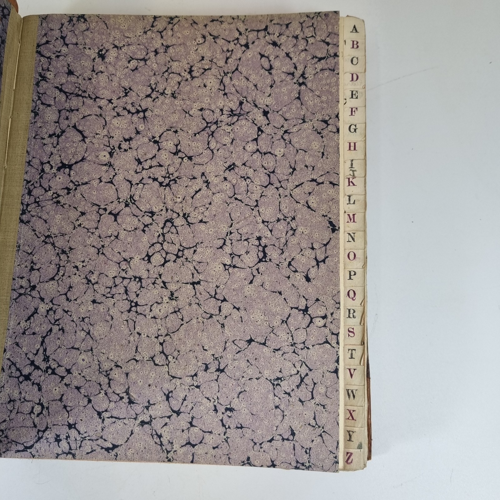 Antique Early 20th Letter Book Account Book Half Calf 29.5cm High Prop