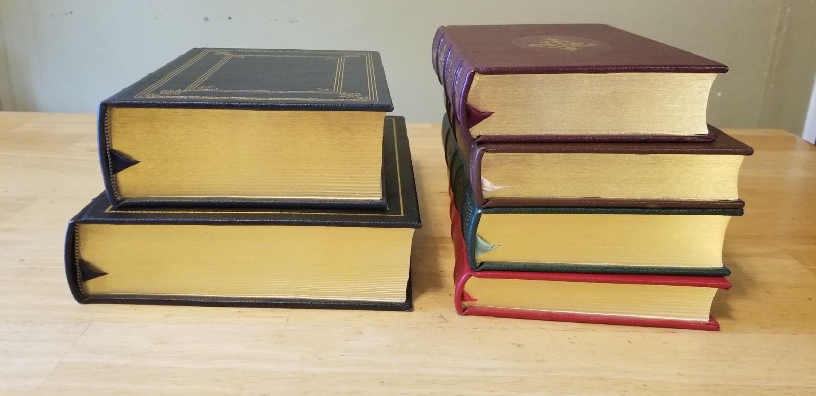 Firearms Classic Library Collection-Lot Of 6 Leather-bound Books