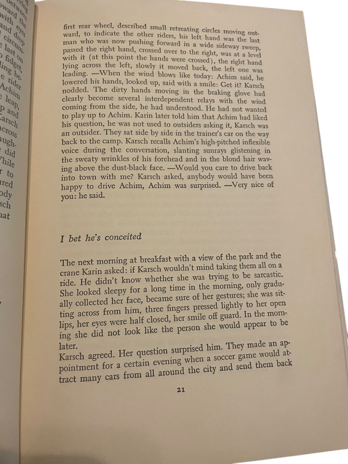 The Third Book About Achim Uwe Johnson 1967 First Edition Fiction Harcourt