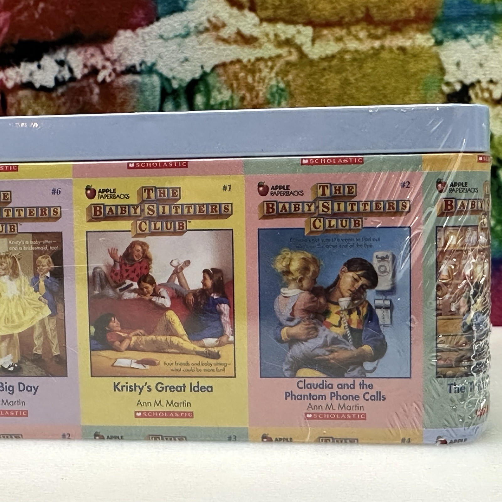 The Baby-Sitters Club Book Collection Retro Set by Ann M. Martin Tin Case NEW!