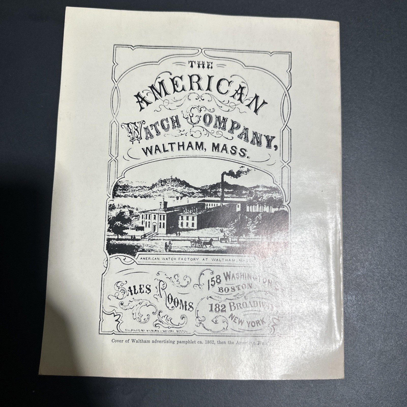 Amerian Watchmaking A Technical History 1850-1930 by Michael C Harrold