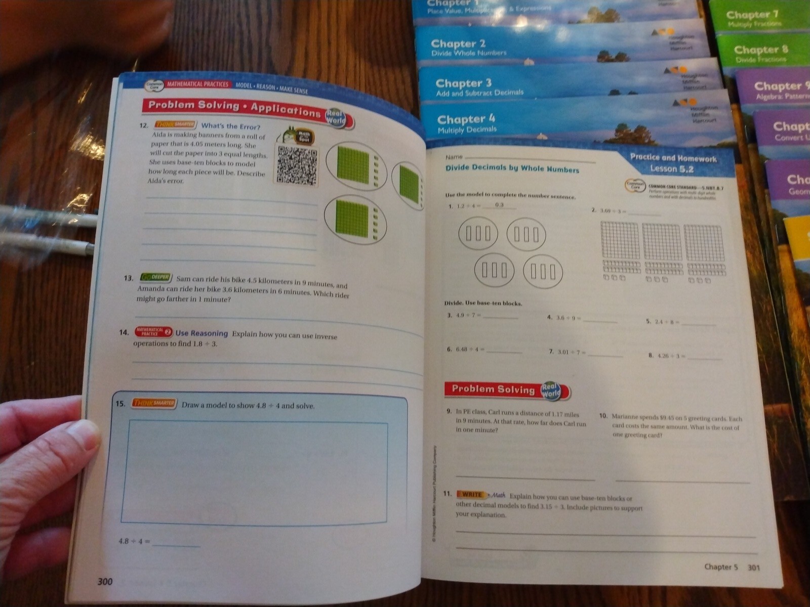 Go Math! Grade 5 Student Edition Set Pb 2016 Sealed 12 booklet bundle multi-vol.