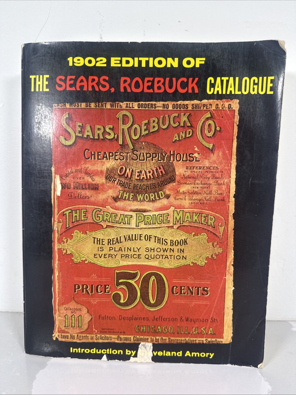 1969 Reprint of 1902 Edition The Sears Roebuck Catalog Paperback Book Vintage*