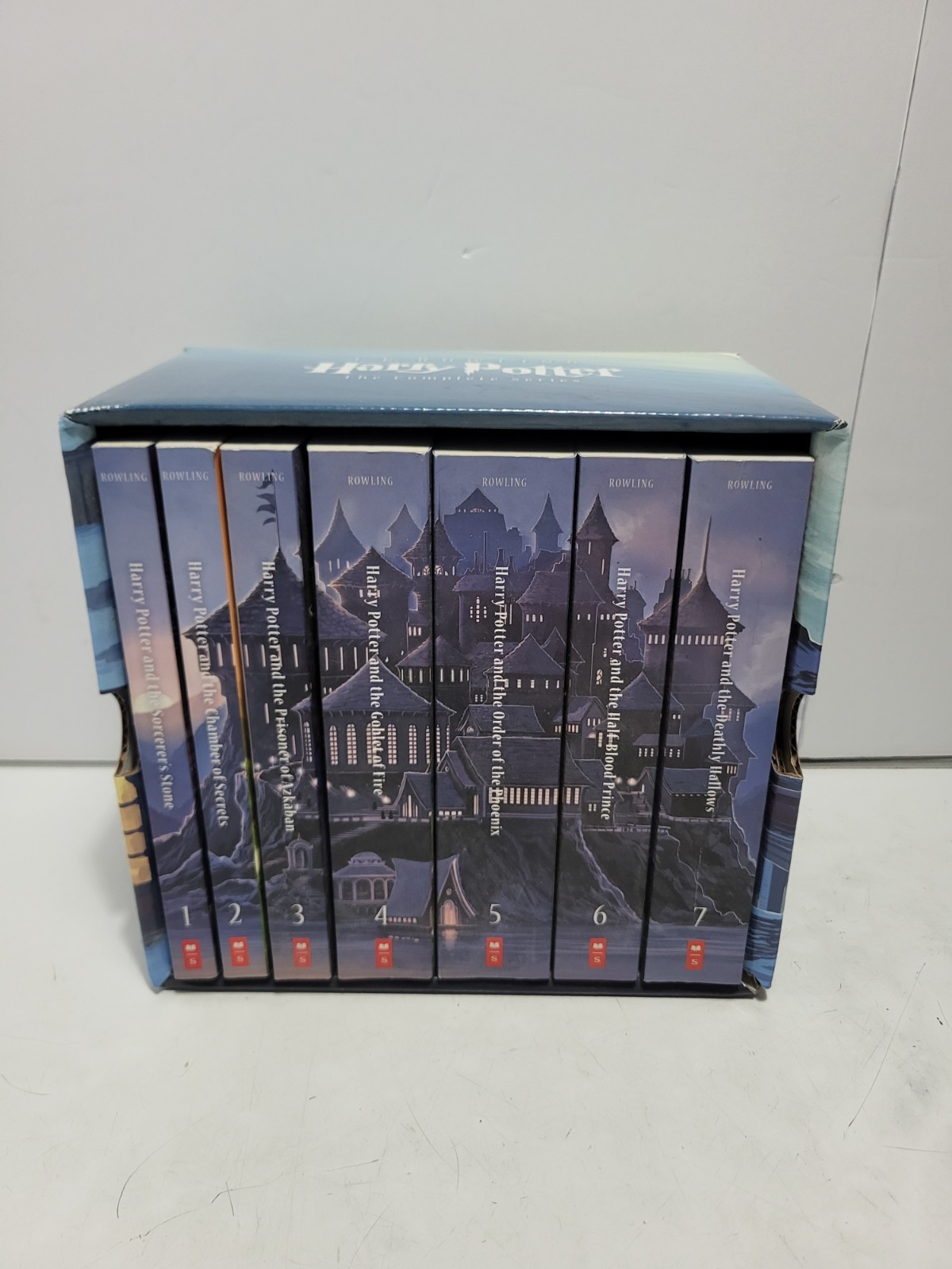 Harry Potter Complete Series Box Set by J.K. Rowling, Scholastic, 7 Books, Illu…