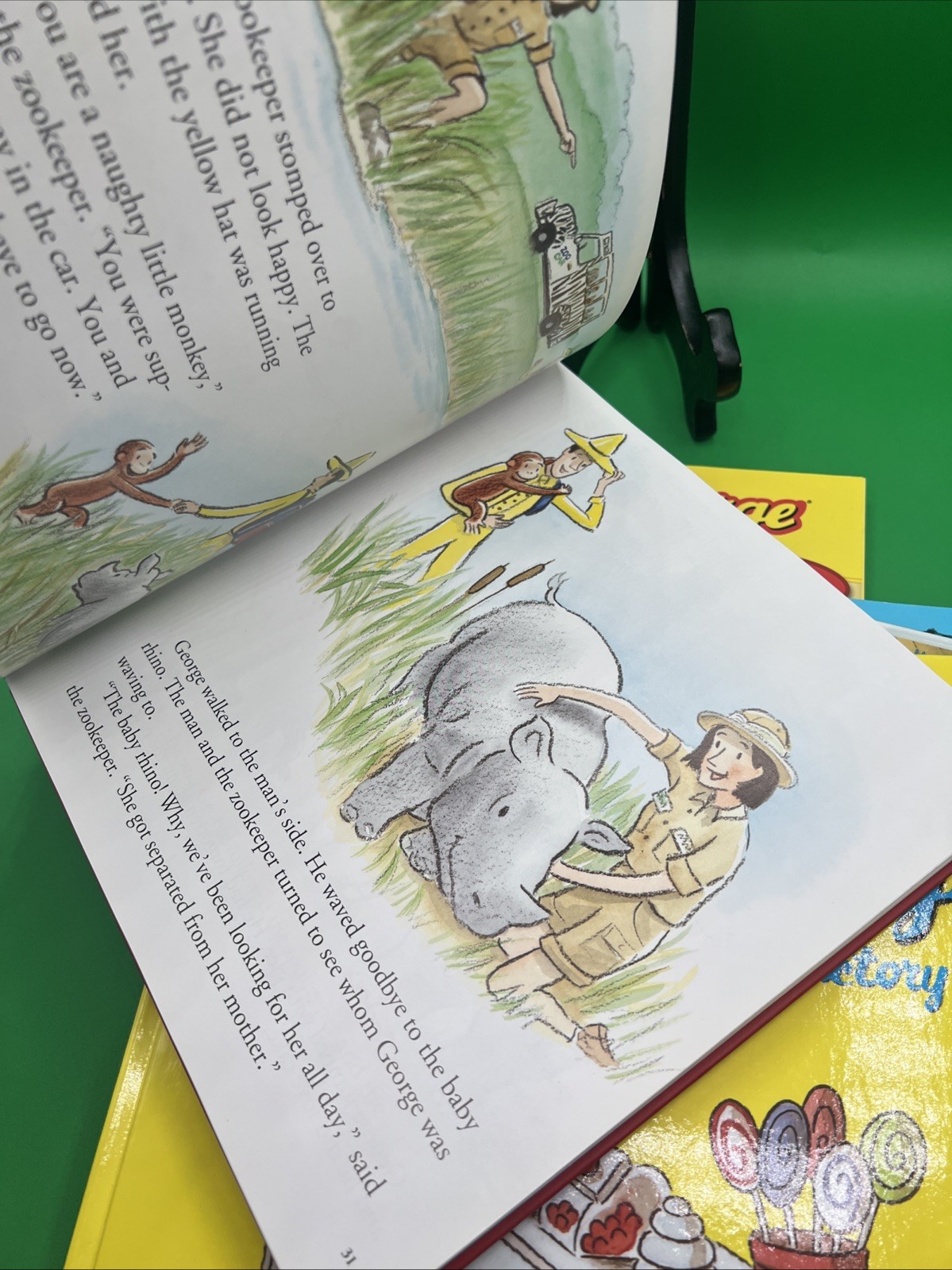 Curious George Lot: Hardcover & Paperback Books Plus Dance Party DVD NEW