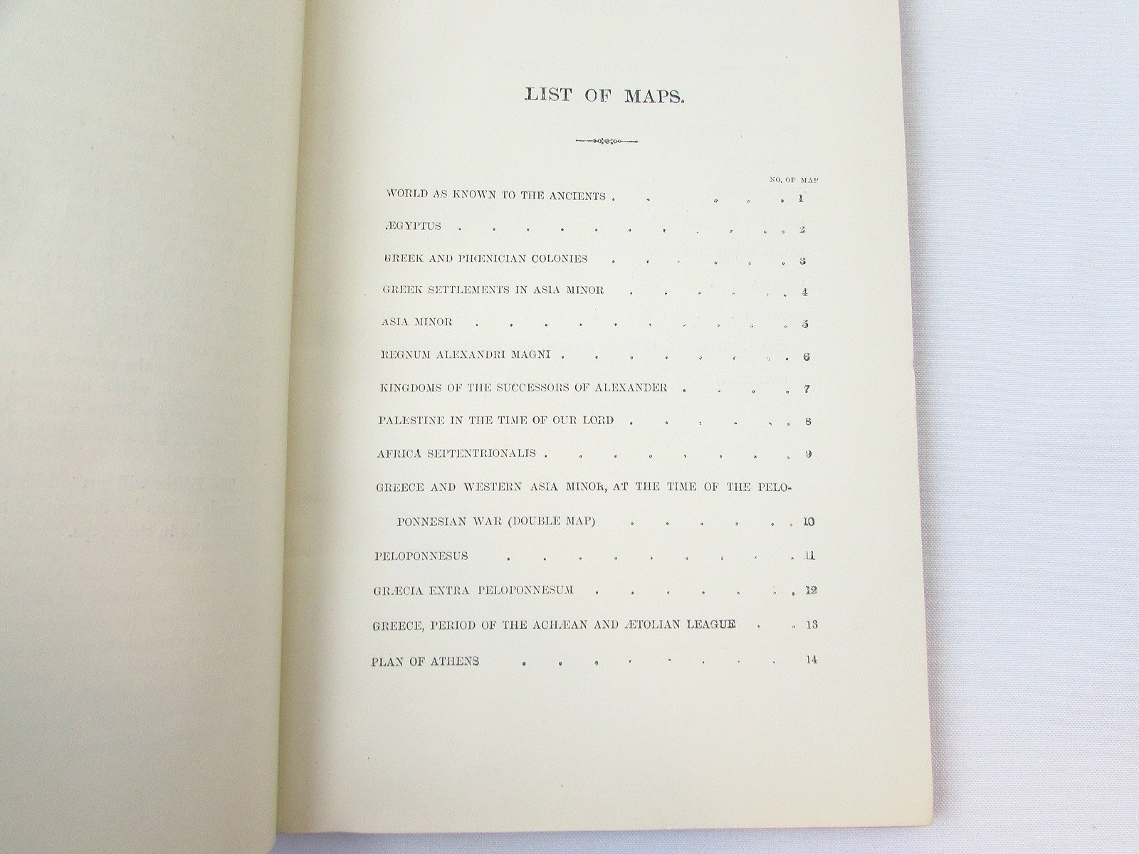 Longman’s Atlas of Ancient Geography George Butler 1905/1909 HC Maps