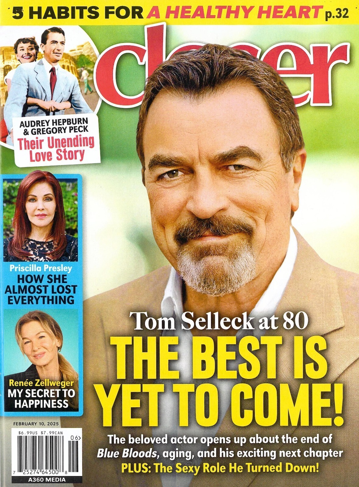 CLOSER MAGAZINE FEB 10, 2025 | TOM SELLECK AT 80 | THE BEST IS YET TO COME