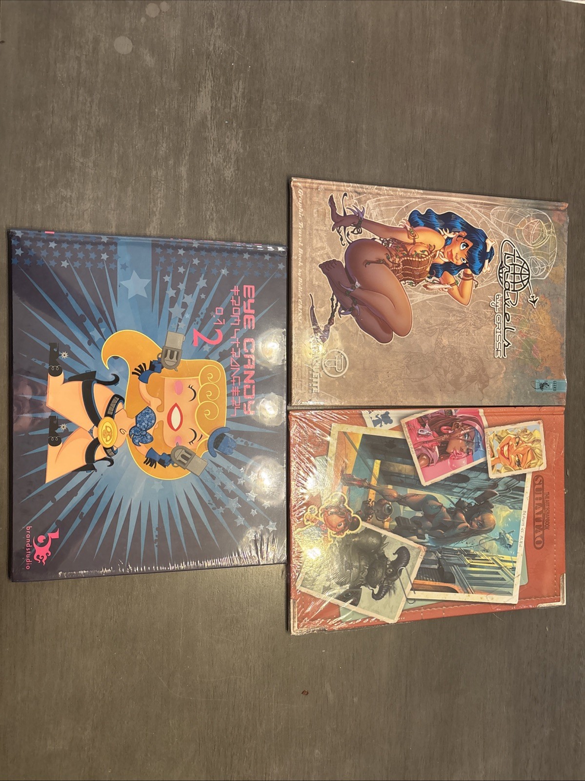 Eye Candy, Female Adult , Art Book Lot Of 3 New Great For Inmates, Graphic Art