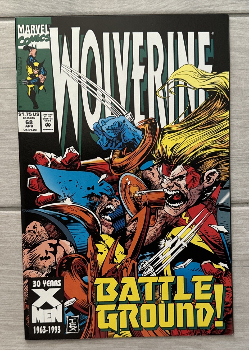 Wolverine Comic Numbers 67 68 69 70 bundle Larry Hama Marvel Comics 1993 VGC