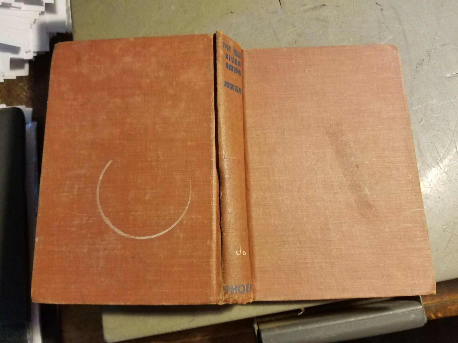 1944 Blue River Riders by Archie Joscelyn Phoenix Press Hardcover HC Western