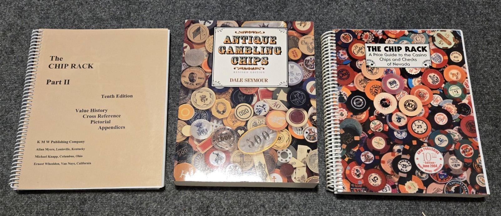 ANTIQUE GAMBLING CHIPS with price guide and update by Dale Seymour