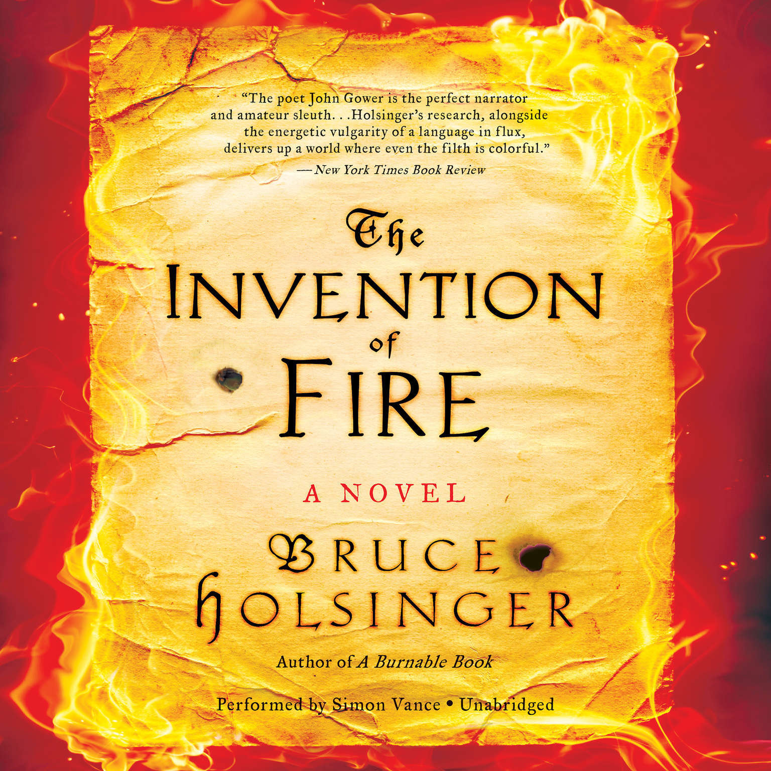 The Invention of Fire by Bruce Holsinger 2015 Unabridged CD 9781481534871