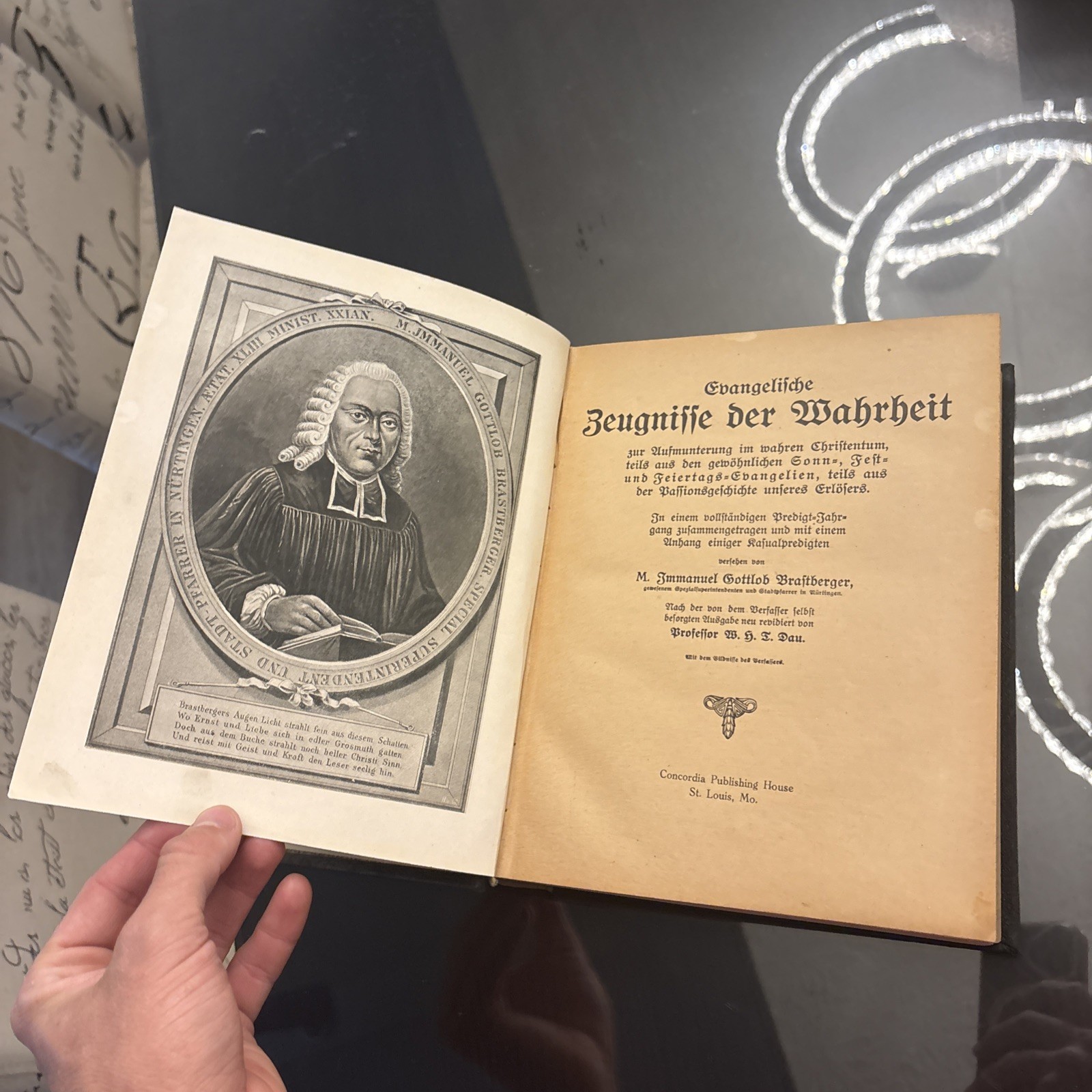 M. I. G. Brastberger Haus-Predigtbuch German HC Illus 1912 Missouri Synod Sermon