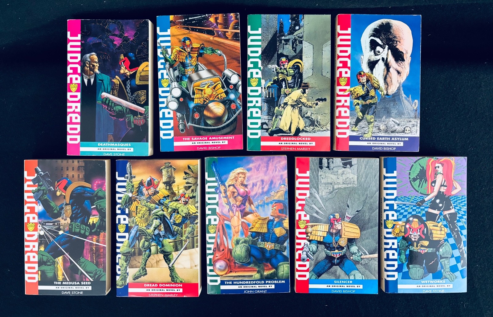 NEW* JUDGE DREDD 9 Book Lot Virgin Complete • Deathmasques Dreddlocked Silencer