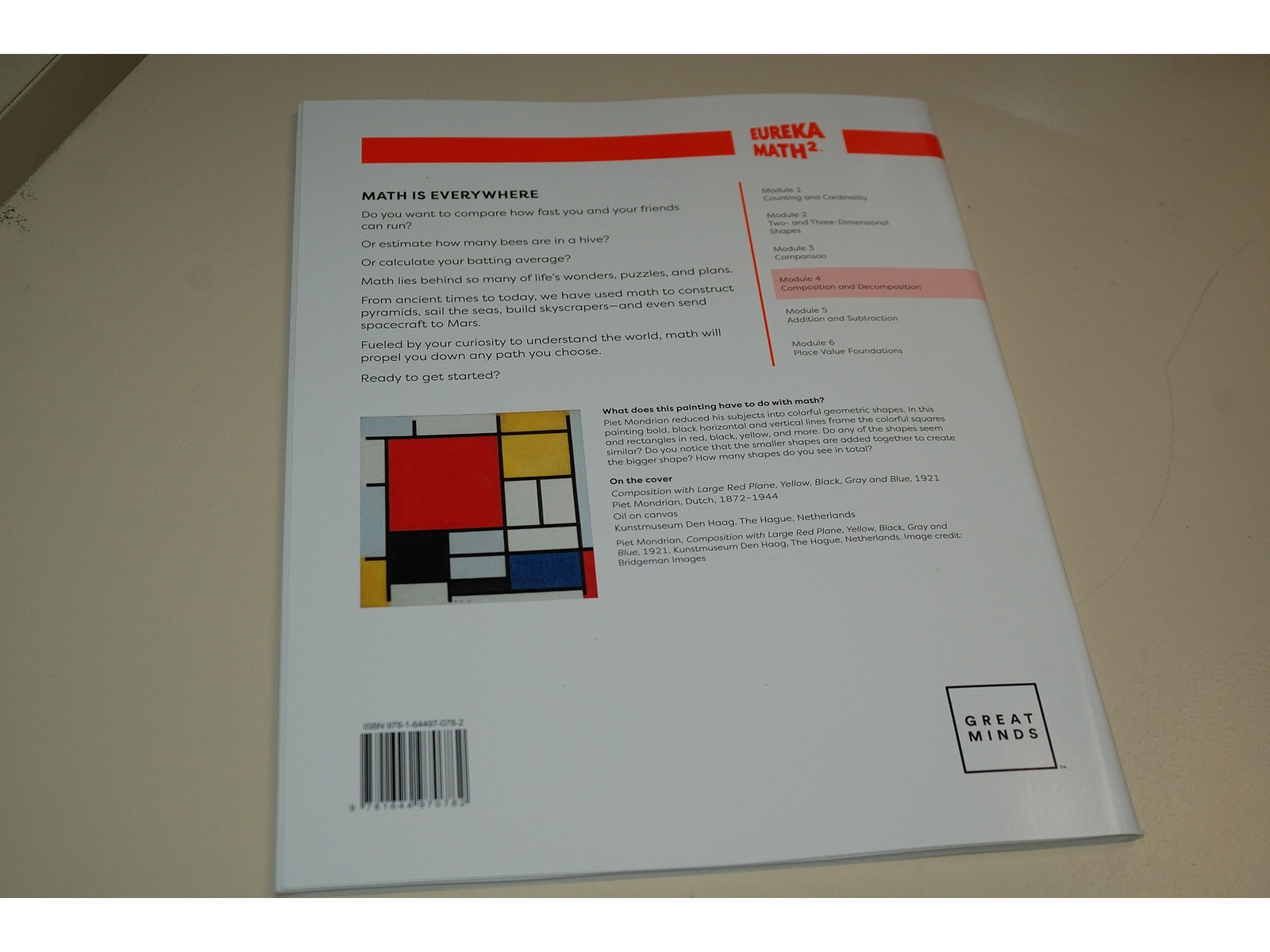 Eureka Math² Squared Kindergarten Module 4 Learn Student Book – Weight: 5.9 oz.