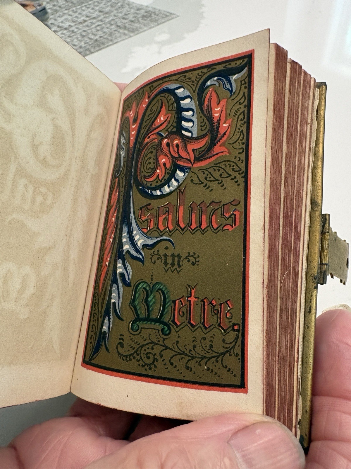 Duffield Ashmead Book of Common Prayer 1867 Leather Miniature Illustrated