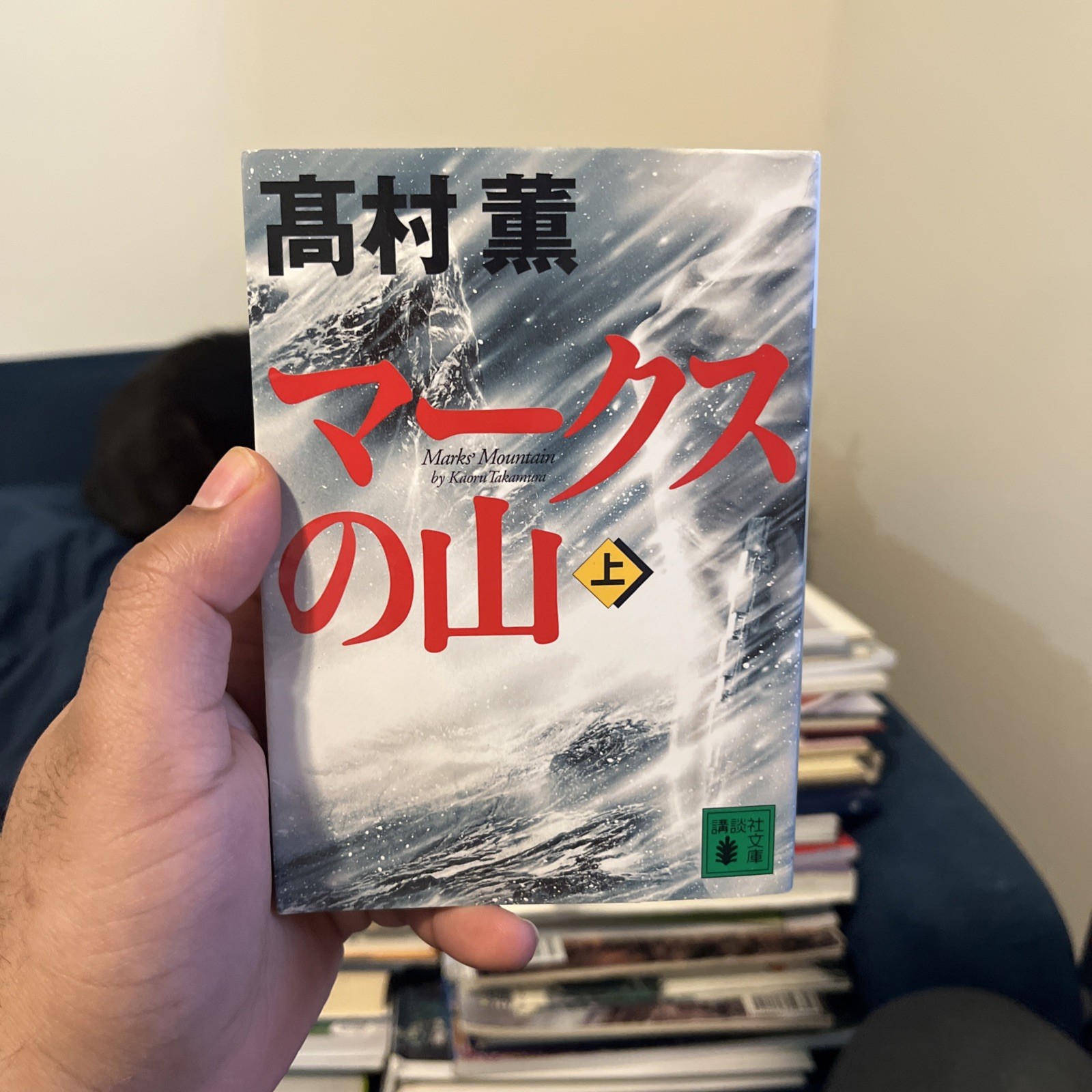 Japanese Novel マークスの山 上 Kaoru Takamura 高村薫 講談社文庫