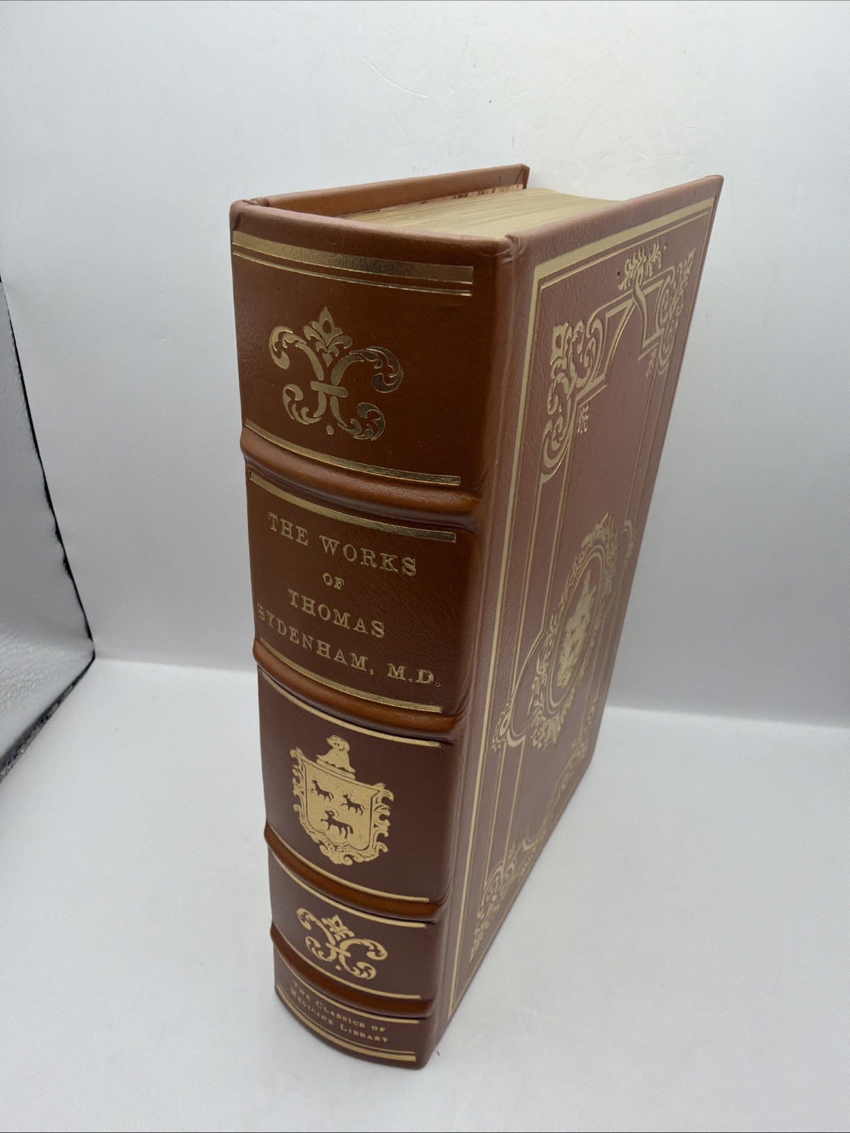 The Works of Thomas Sydenham M.D. The Classics of Medicine Library Leather Gold