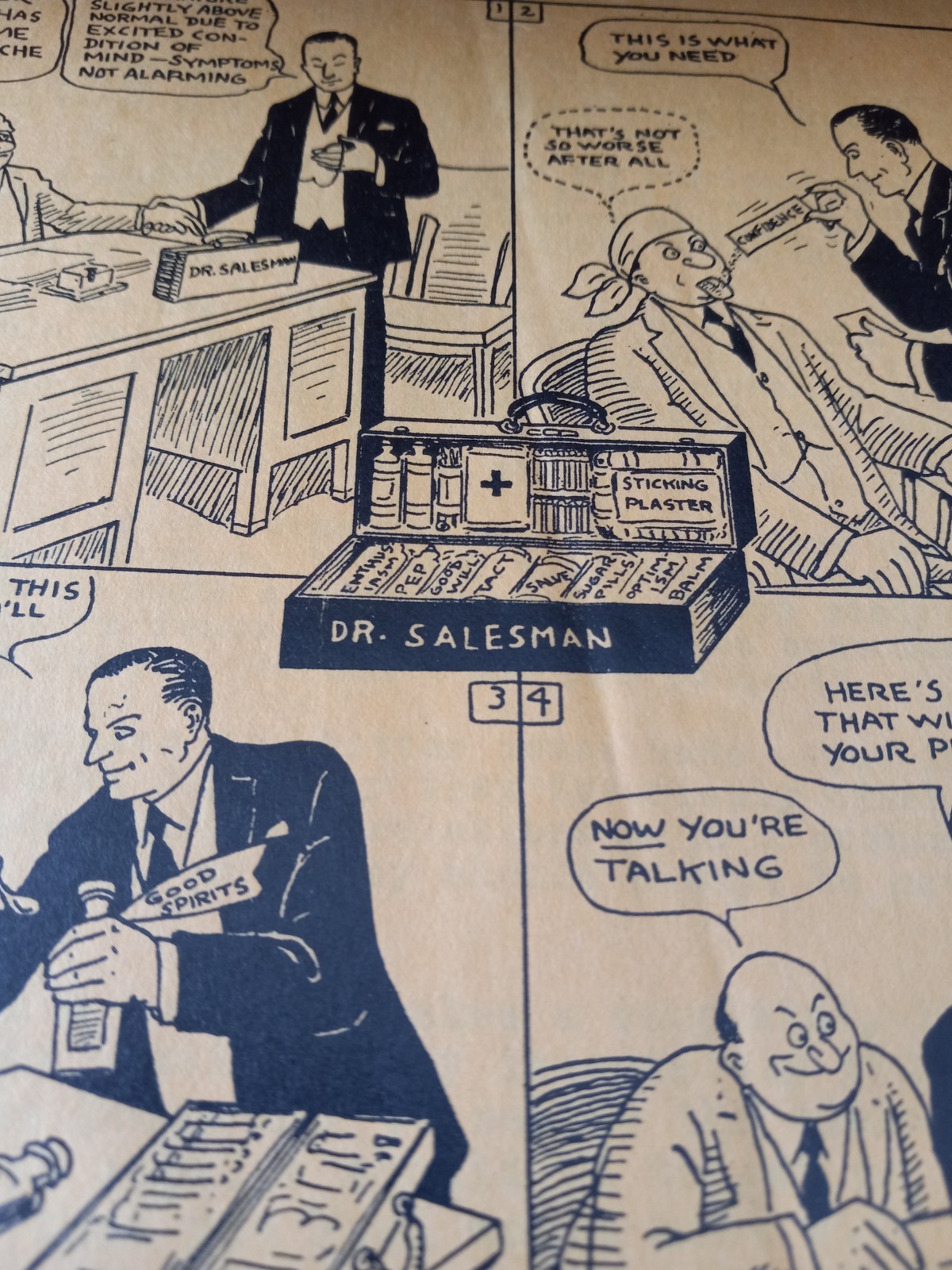 52 Letters To Salesmen 1927 Comic Book Business Sales Advice Comics Humor Funny