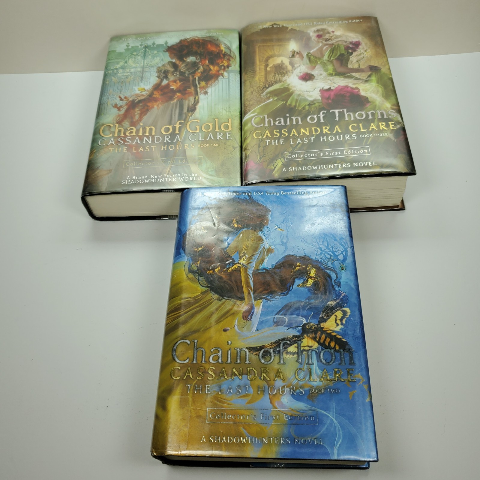 The Last Hours Series Set Cassandra Clare HC Chain of Gold, Iron, Thorn 1-3 Lot
