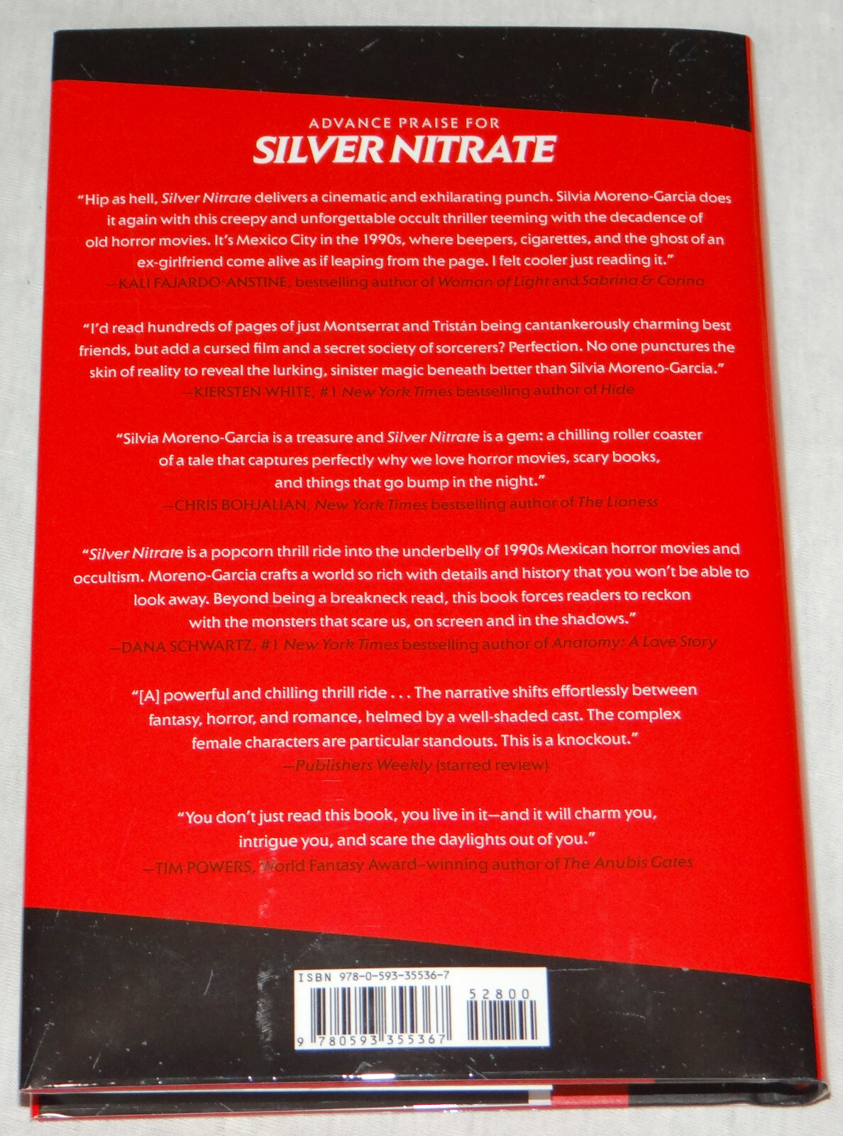 Silvia Moreno-Garcia SIGNED DATED Silver Nitrate Hardcover 1st Edition 1st Print
