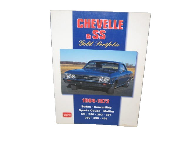 Vintage Chevelle & SS Gold Portfolio 1964-1972 R M Clarke Brooklands EXCELLENT