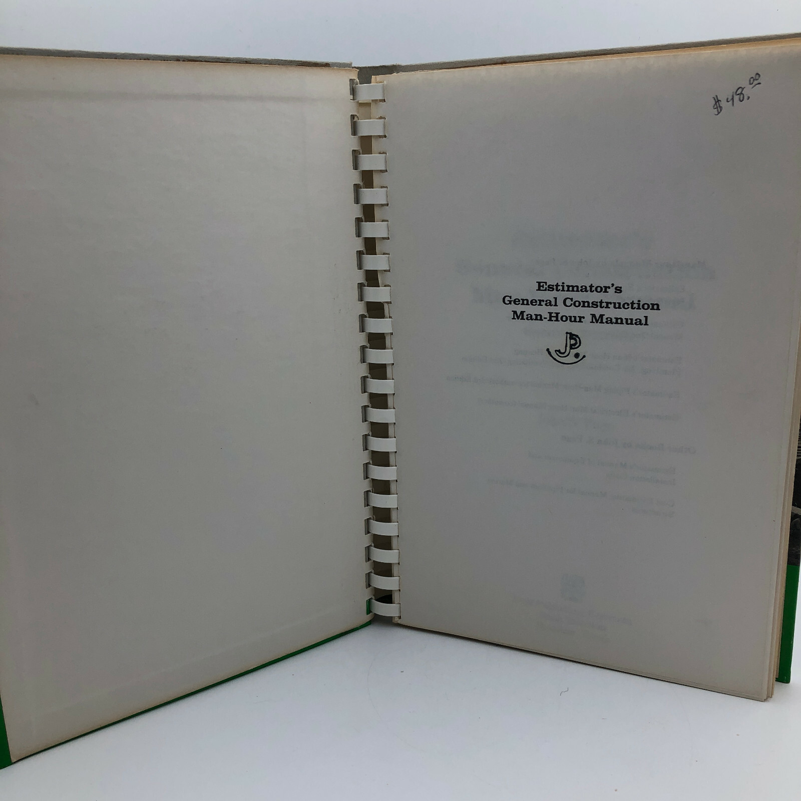 Estimator’s General Construction Man-Hour Manual, 2nd Ed – John Page, HC