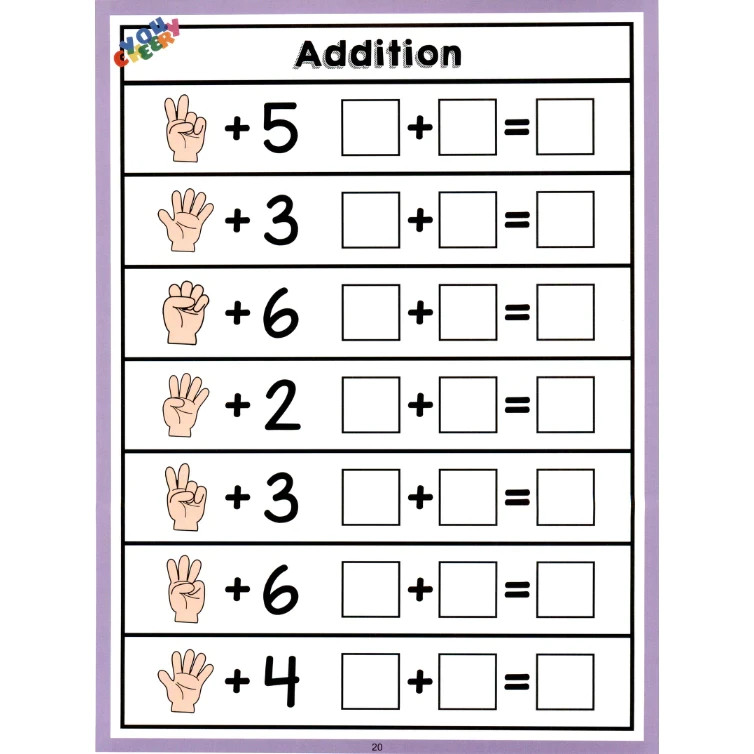 Addition & Subtraction Worksheet for Kids (142 Pages) Numbers within 10