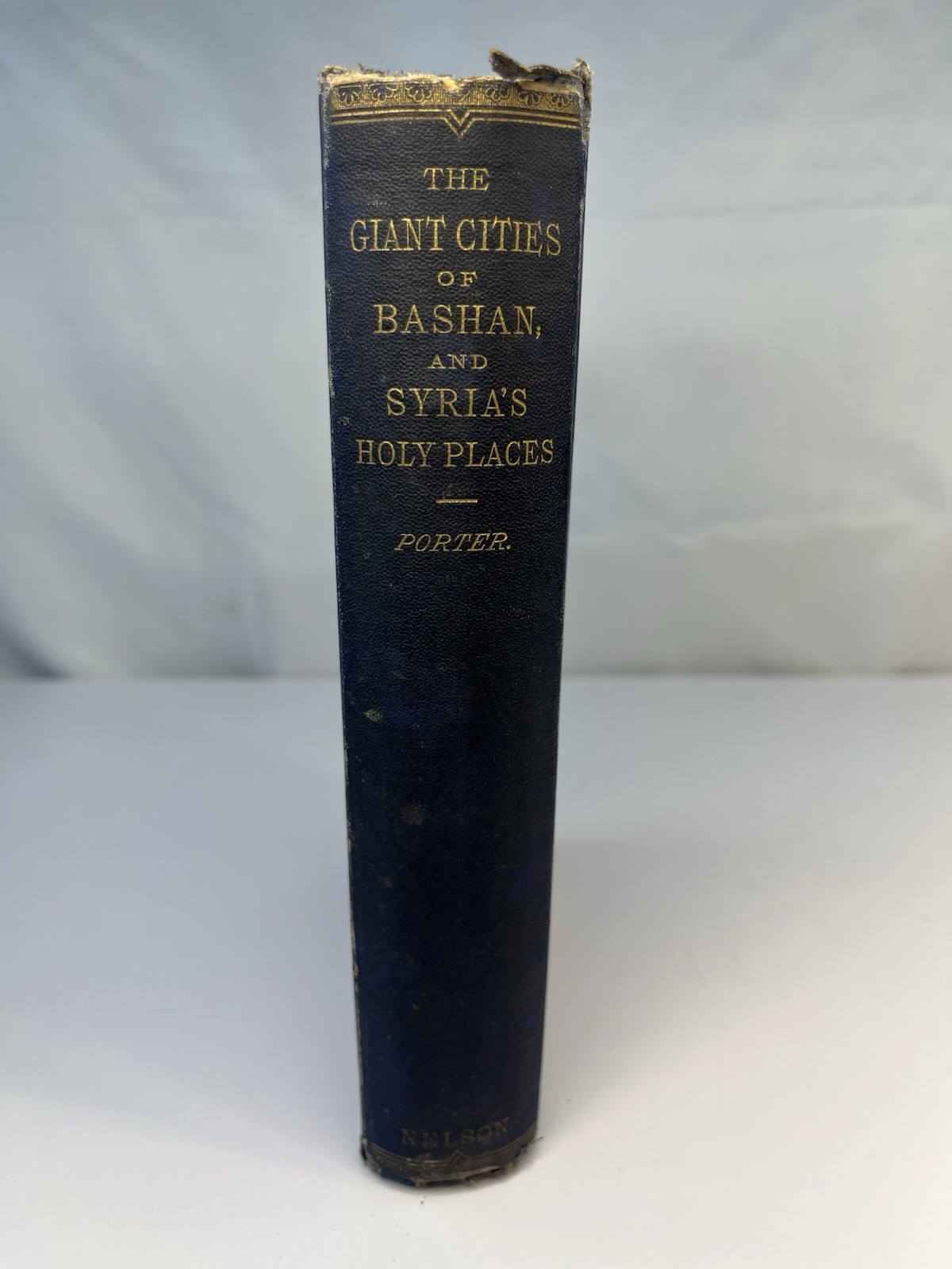 1867 Giant Cities of Bashan Syria Holy Places Porter Illustrated Antique As Is