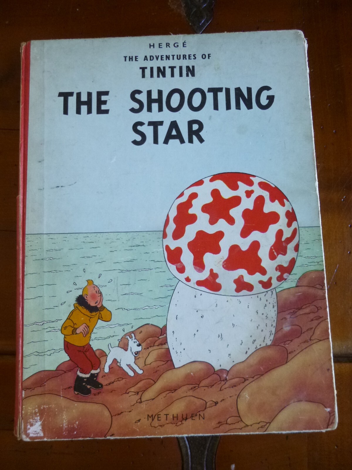 Rare THE ADVENTURES OF TINTIN. THE SHOOTING STAR by HERGE 2nd GB Printing 1965.