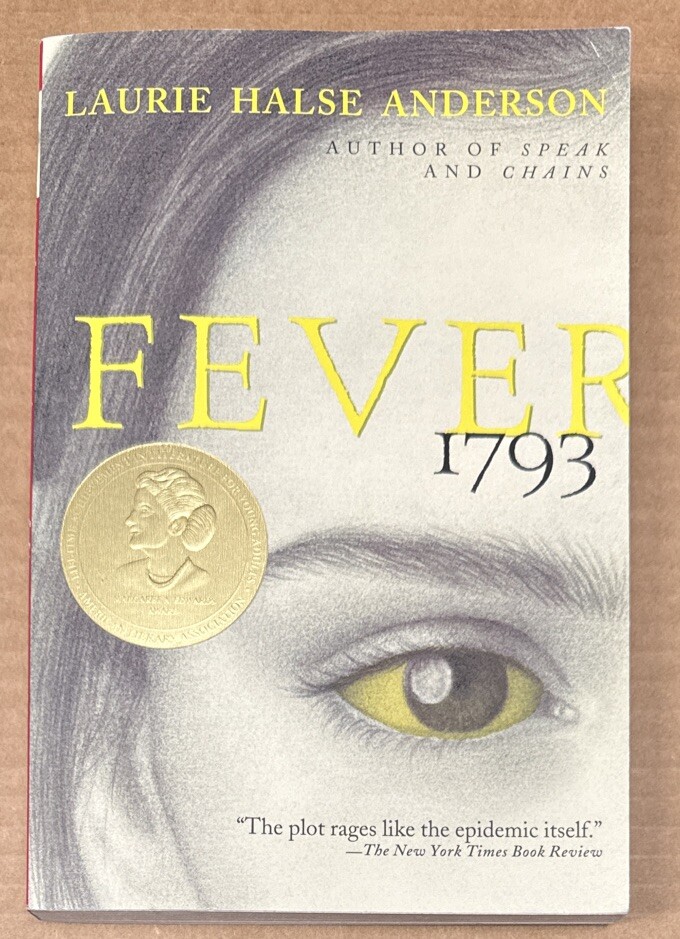 Fever 1793 by Laurie Halse Anderson (2002, Trade Paperback, GOOD)