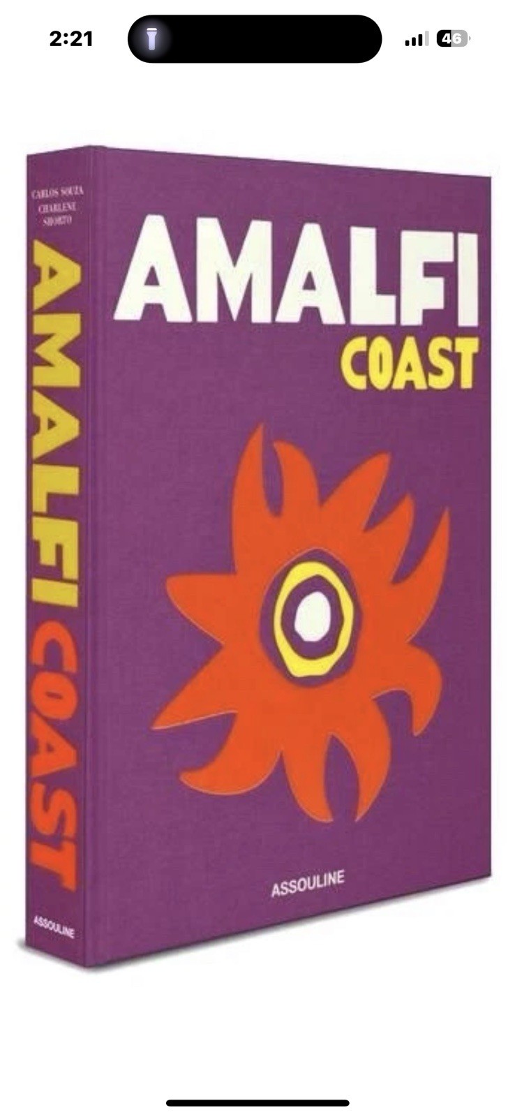 Assouline AMALFI COAST Coffee Table Book 9781614289197 Damaged see photos