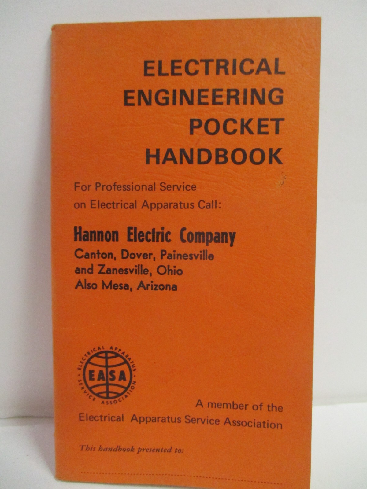 Electrical Engineering Pocket Handbook Easa 3.5″x6″