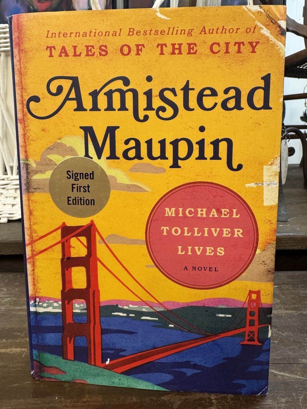 Michael Tolliver Lives By Armistead Maupin SIGNED First Edition w/ DJ
