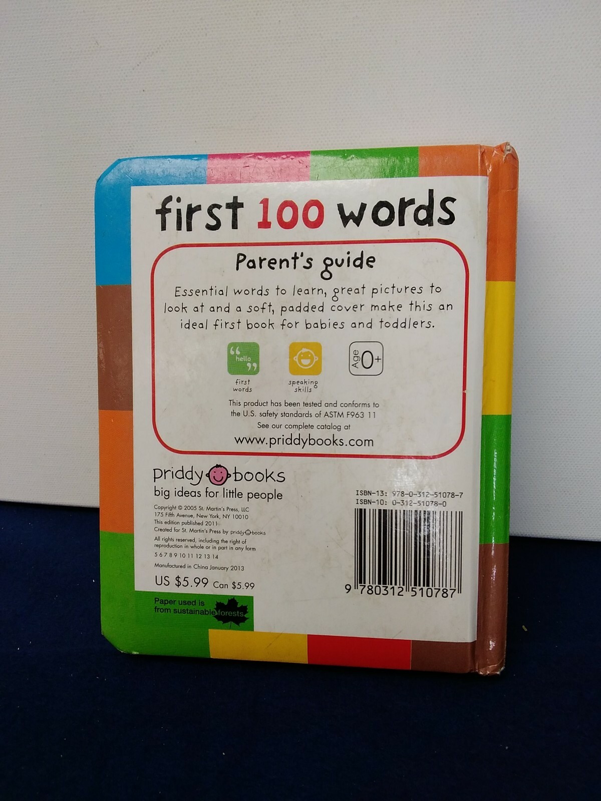 First 100 Ser.: First 100 Words by Roger Priddy (2005, Children’s Board…(423)