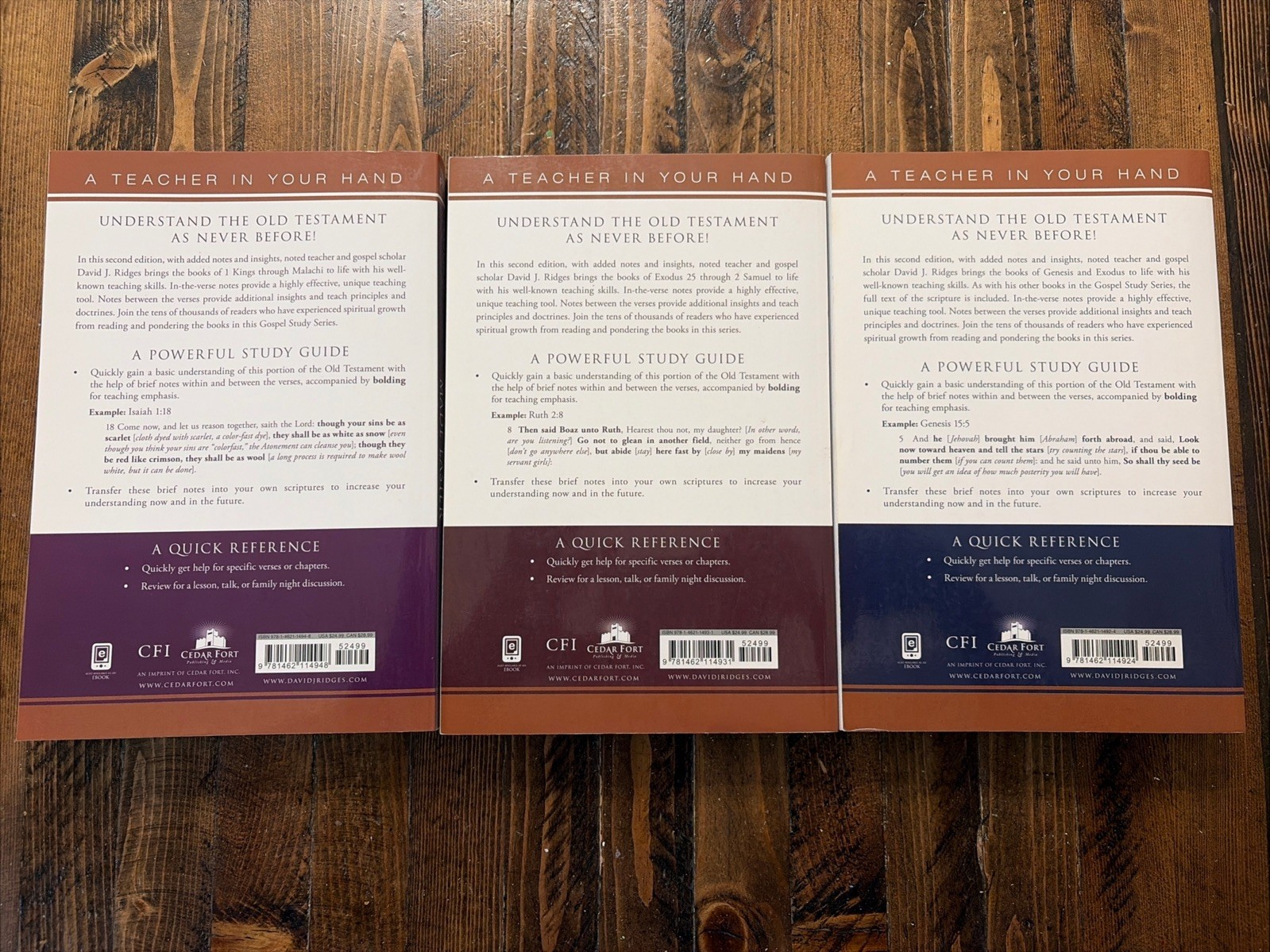 Old testament Made Easier Complete 3 Vol Set By David J. Ridges PB LDS