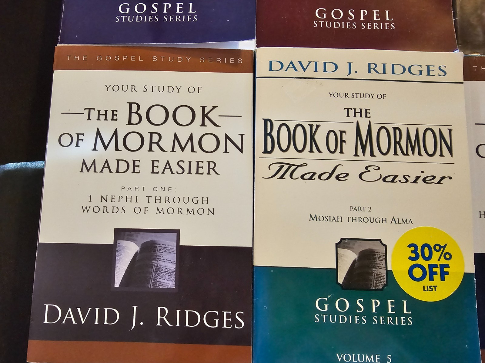 David J. Ridges, Lot 6 Doctrine & Covenants + Book of Mormon Sets Made Easier