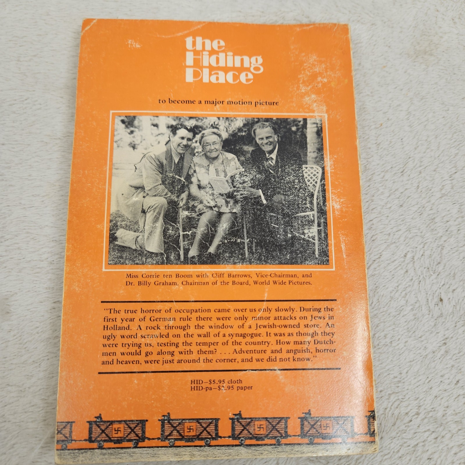 The Hiding Place By Corrie Ten Boom Special Crusade Edition Billy Graham