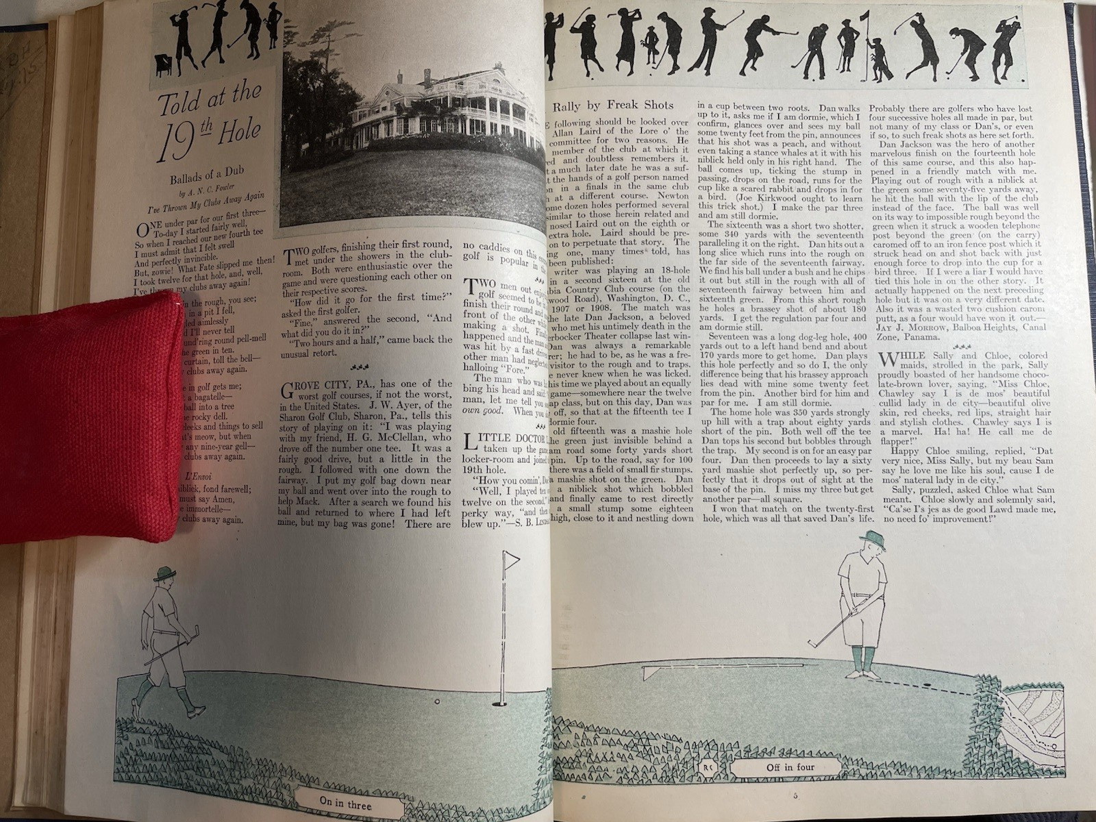Gems From Judge Magazine 1924 Humor Satire Cartoon Flagg Flapper Golf Sports NY