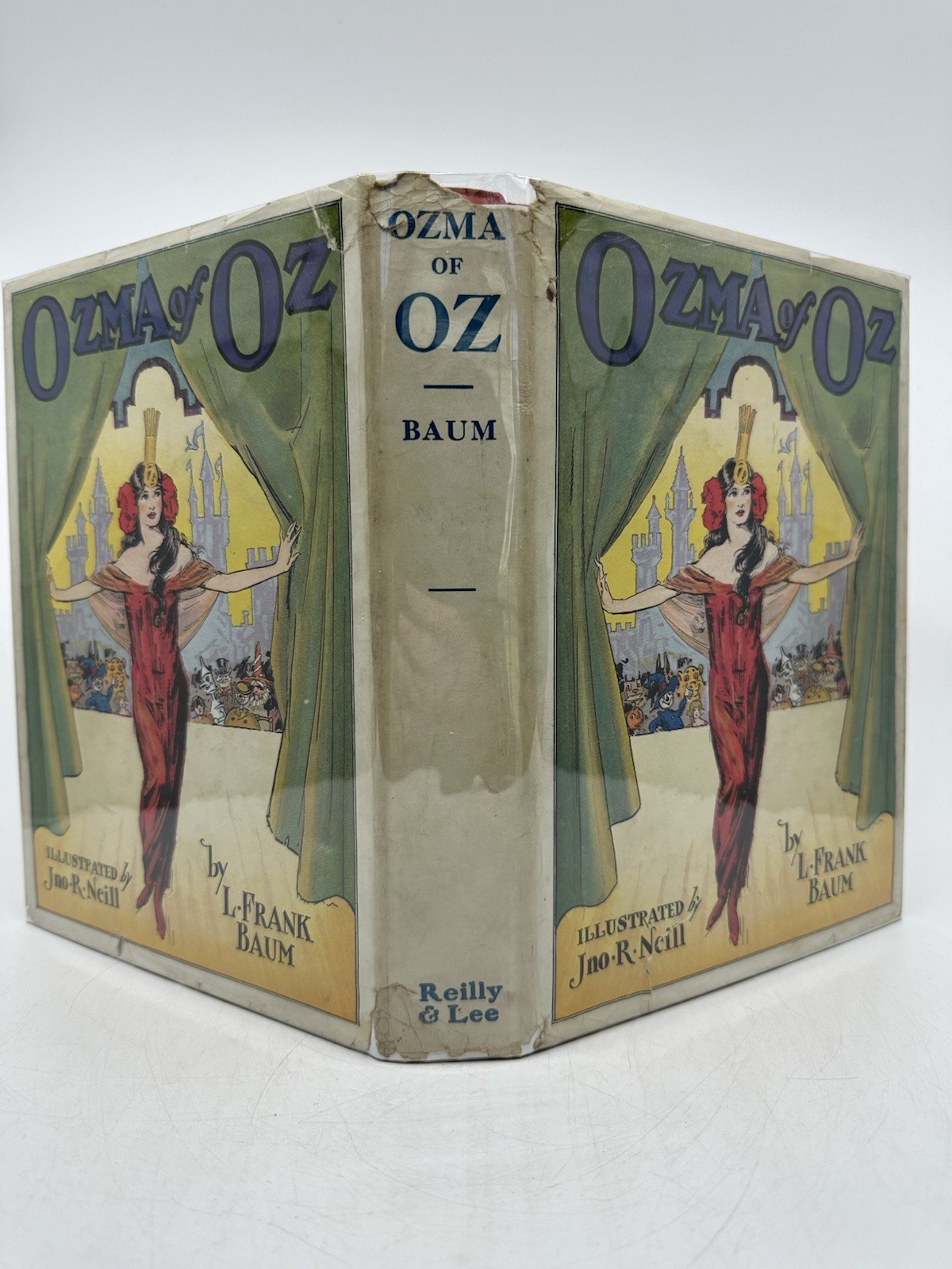 Ozma of Oz L Frank Baum Jno R Neill Vintage HC w/DJ Reilly & Lee 1907 The Wizard