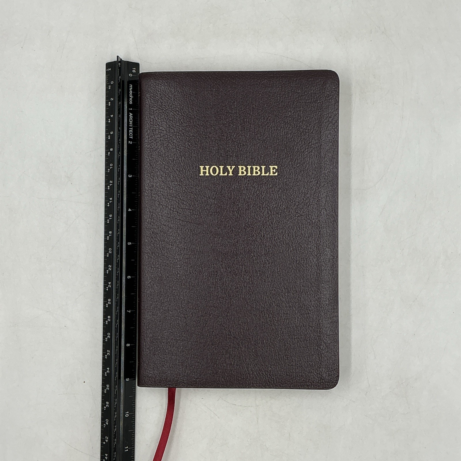 RARE-KJV Thinline Reference Bible Bonded Leather Burgundy Red Letter-6845BRG