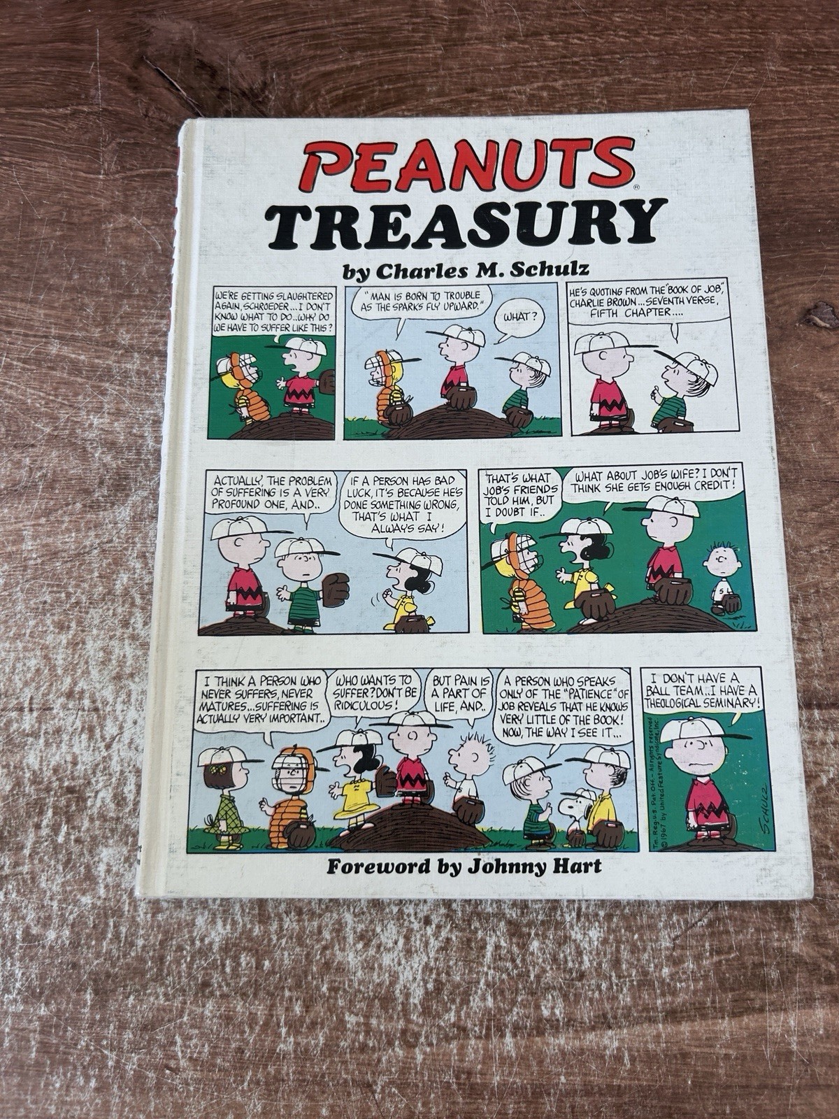VINTAGE Peanuts Treasury by Charles M Schulz (hardback, 1968) – no dust jacket