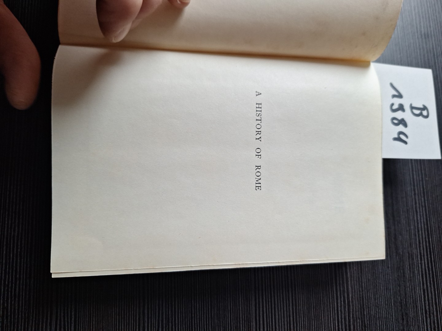 A History of Rome by M. Cary – Second Edition 1957
