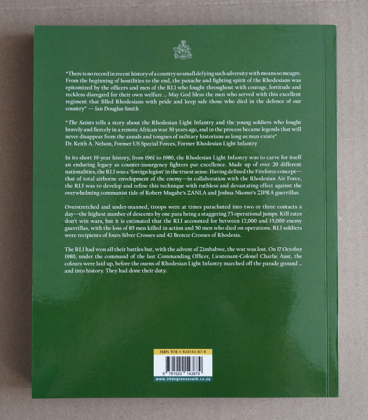 The Saints – The Rhodesian Light Infantry – Alexandre Binda