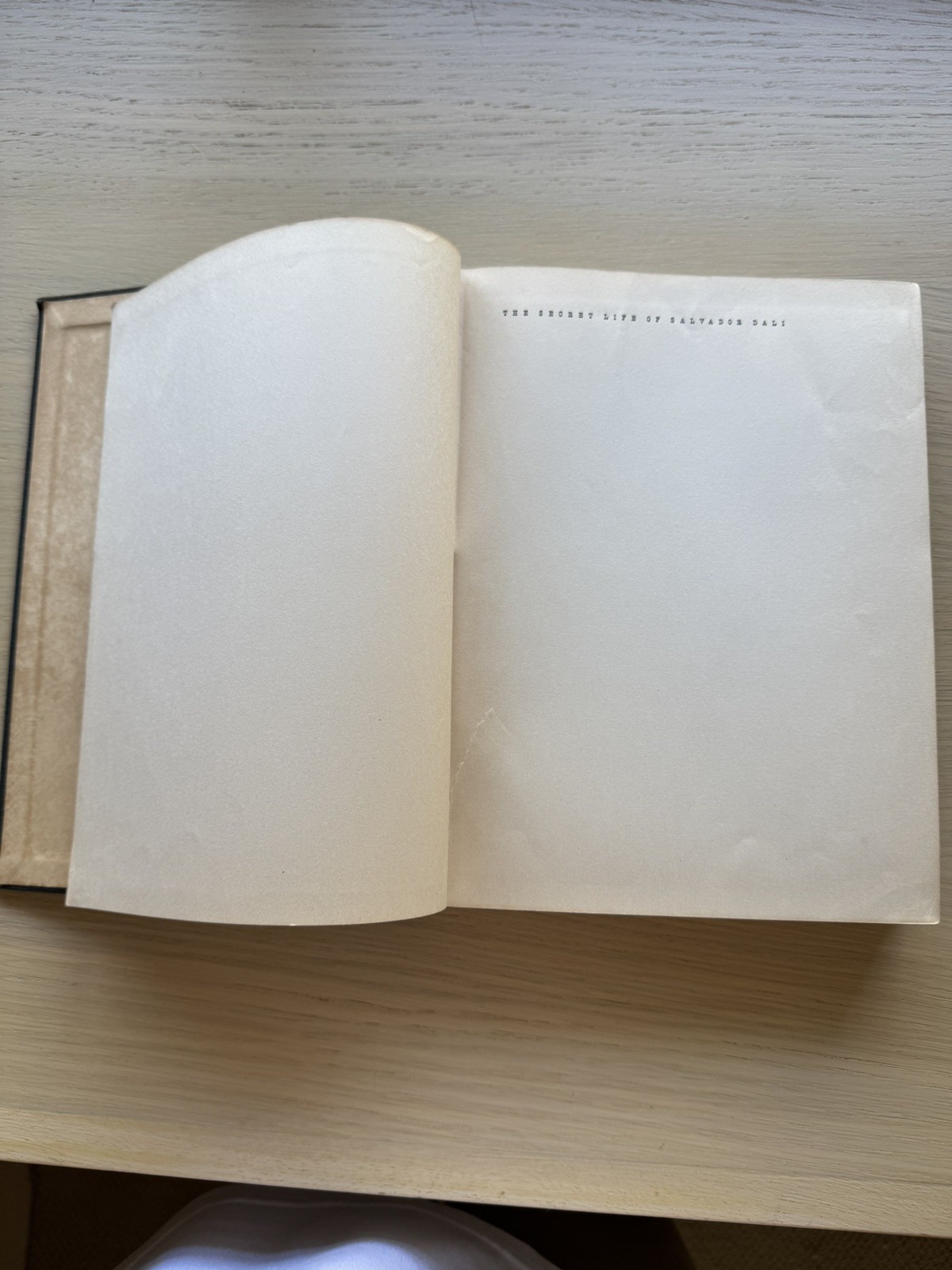 Salvador Dalí: The Secret Life of Salvador Dalí (1942) 1st Ed. – No Dust Jacket