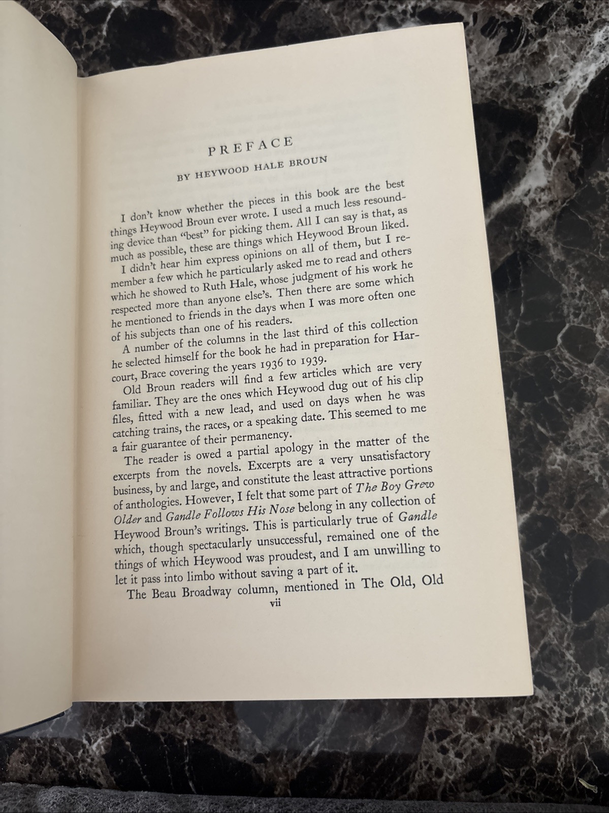 Collected Edition of Heywood Broun. 1st EDITION. 1941. HCDJ