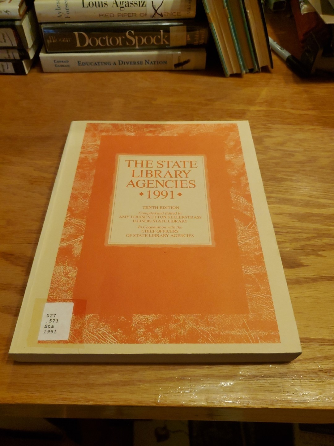 The State Library Agencies: Survey Project Report 1991 by Kellerstrass 1993 PB