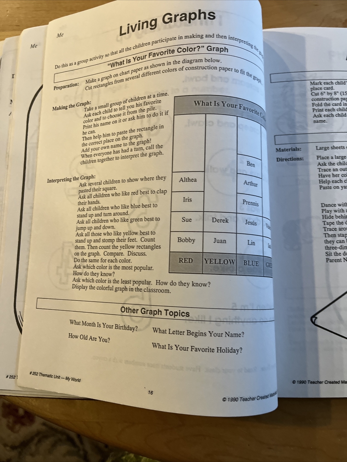 Thematic Units: MY WORLD Thematic Unit by Diane Williams – Early Childhood