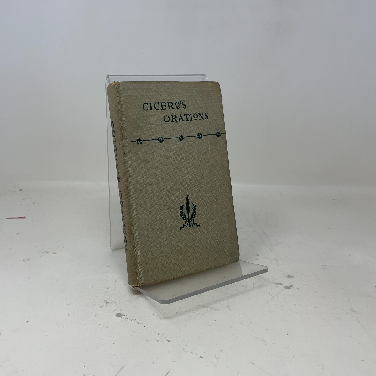 Select Orations of Marcus Tullius Cicero by C.D. Yonge HC First Edition Very Go