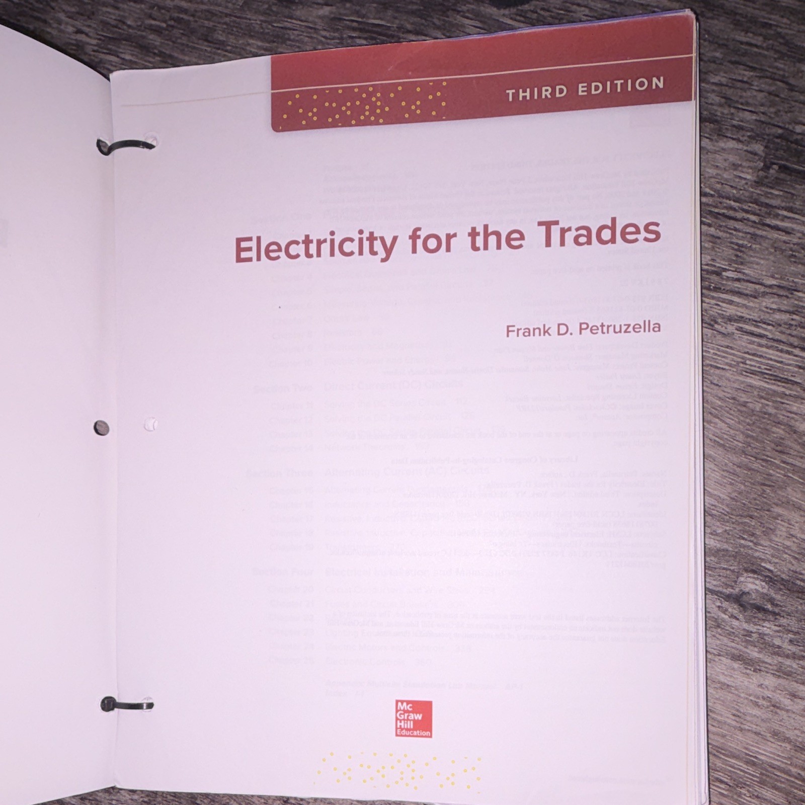Loose Leaf for Electricity for the Trades by Frank D. Petruzella (2019, Ringboun